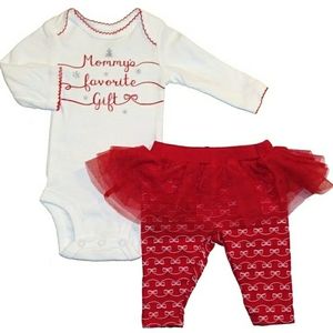 (2) NWT Carter's Christmas Matching Set NB & 3M